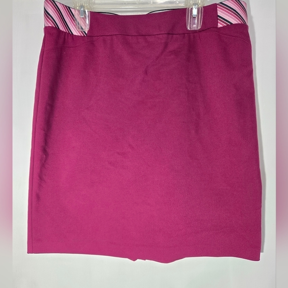 Investments Purple/pink Skirt Elastic Waistband Sz 16w - Picture 2 of 6